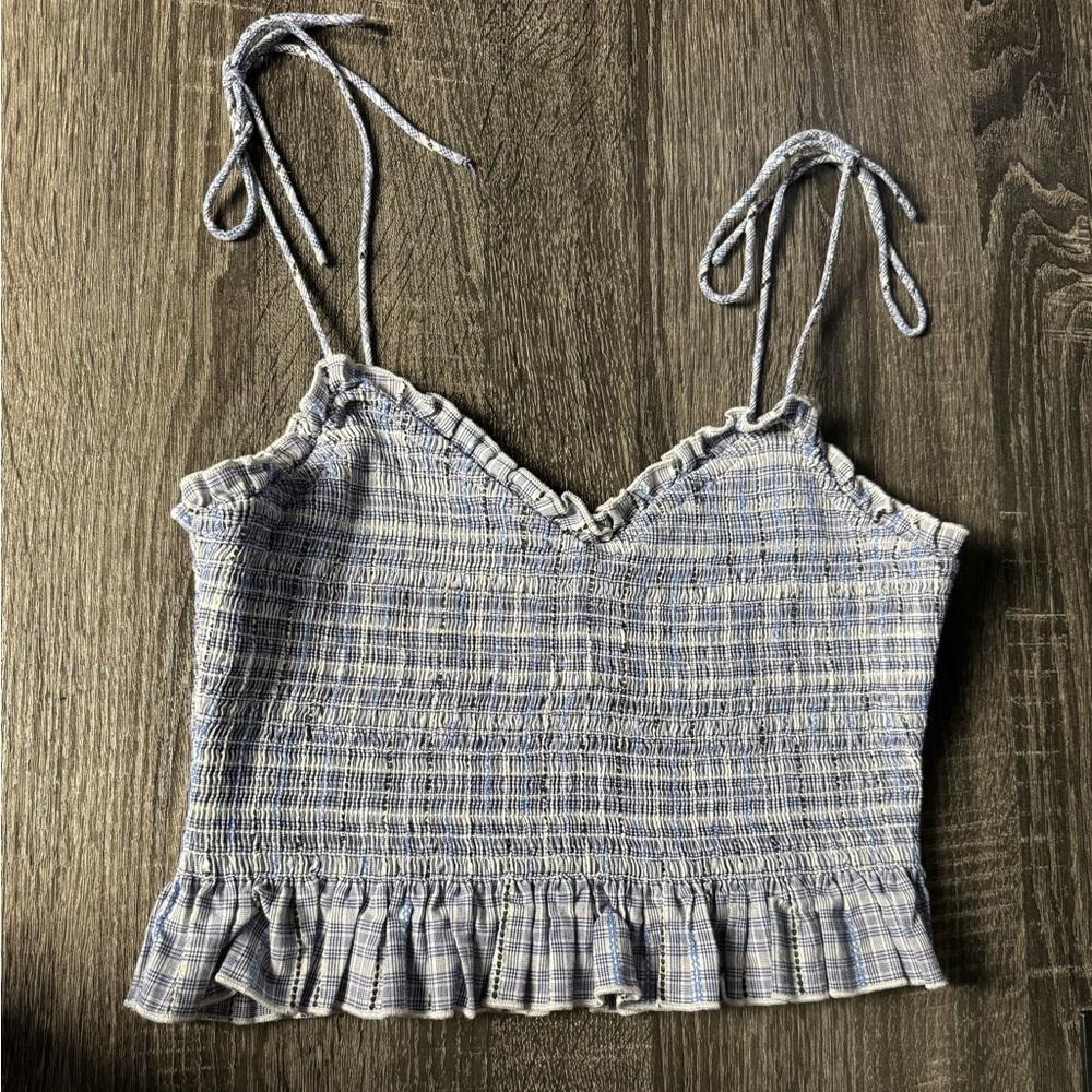 Cropped Peplum top